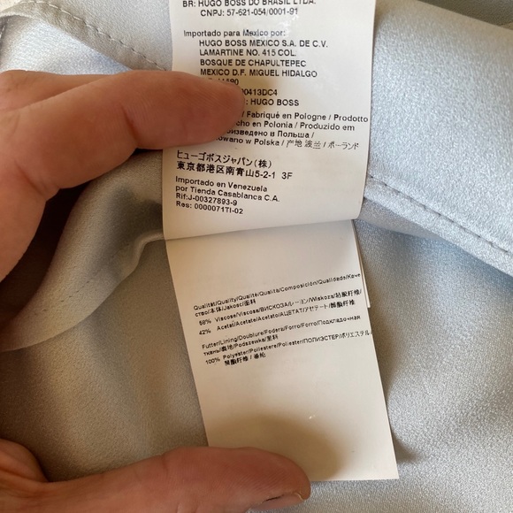 Boss Light Blue Blouse 6 - Picture 8 of 8